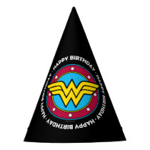 DC Comics | Wonder Woman Circle & Stars Logo Party Hat