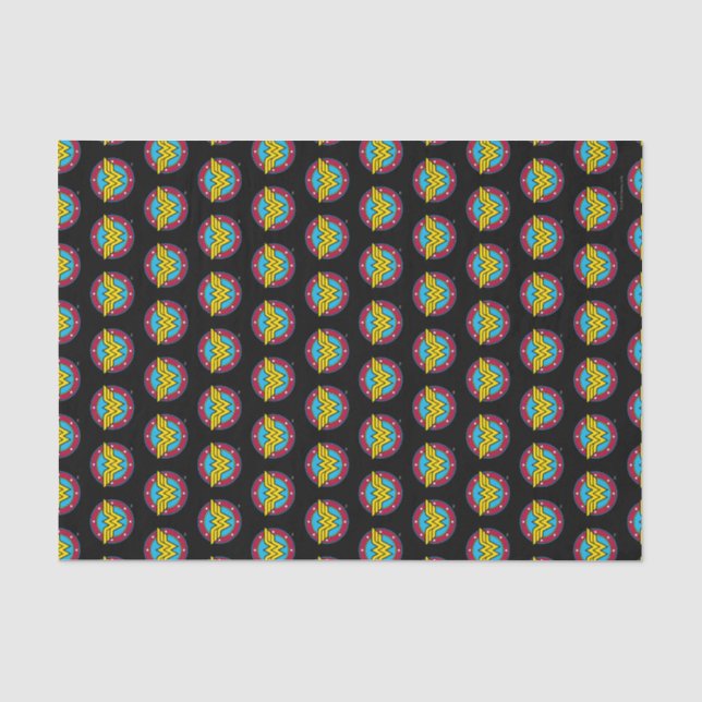 DC Comics | Wonder Woman Circle & Stars Logo Tissue Paper (Front)
