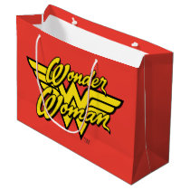 DC Comics | Wonder Woman Logo | Happy Birthday Large Gift Bag
