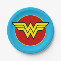 DC Comics | Wonder Woman Logo | Happy Birthday Paper Plate