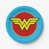 DC Comics | Wonder Woman Logo | Happy Birthday Paper Plates