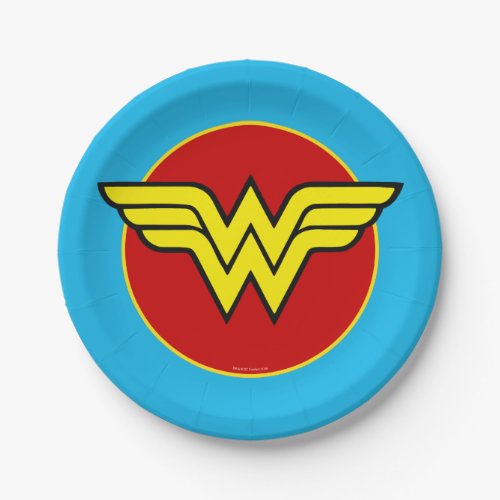DC Comics  Wonder Woman Logo  Happy Birthday Paper Plates