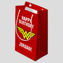 DC Comics | Wonder Woman Logo | Happy Birthday Small Gift Bag