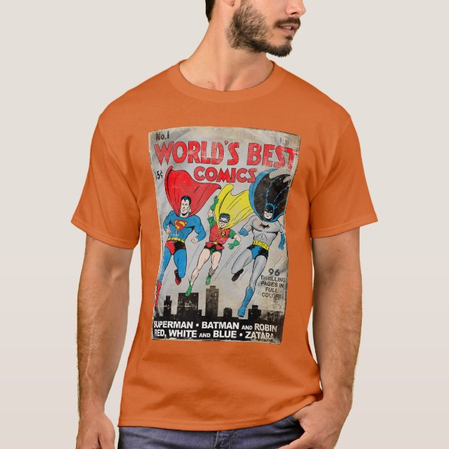 DC Comics Worlds Best Comics 1 Cover friend T-Shirt (Front)