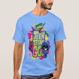 DC Comicseenitans Go Patterned Portrait friend T-Shirt
