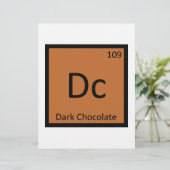 Dc - Dark Chocolate Chemistry Periodic Table (Standing Front)