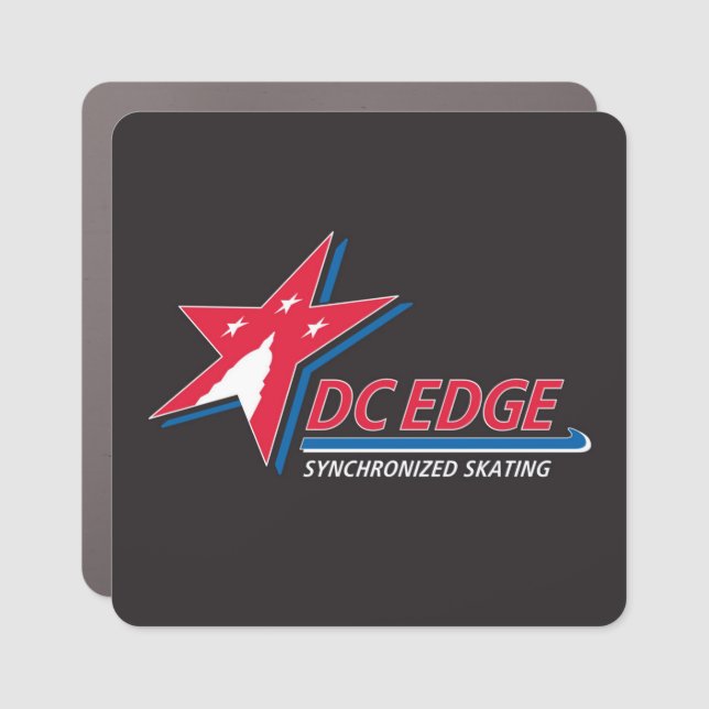DC EDGE Car Magnet - Square (Front)