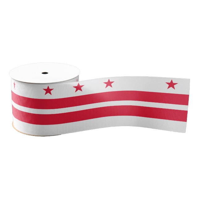 DC flag Grosgrain Ribbon (Spool)