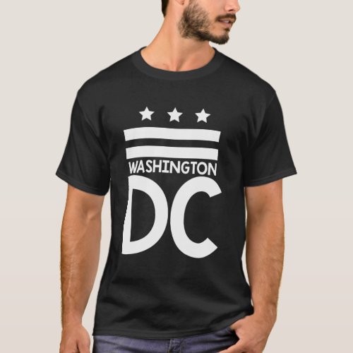 Dc Flag _ Washington Dc T_Shirt