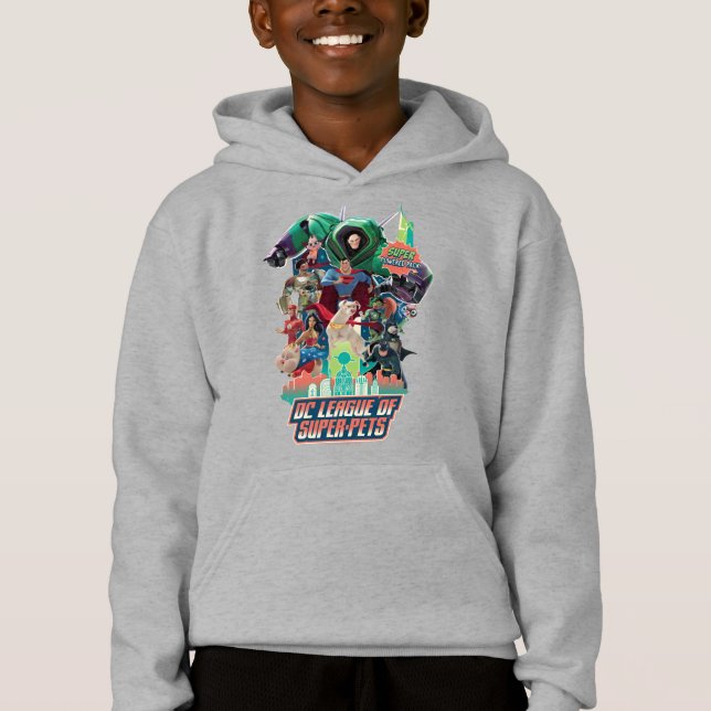 DC League of Super-Pets Battle for Metropolis Hoodie (Front)