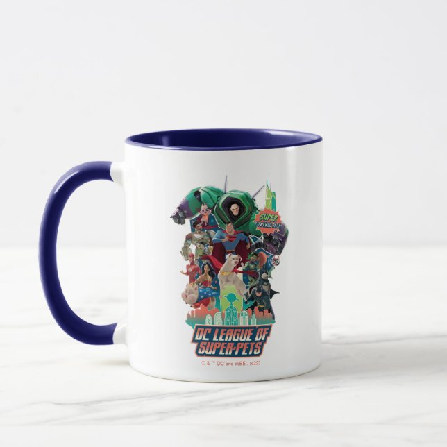 DC League of Super-Pets Battle for Metropolis Mug (Left)