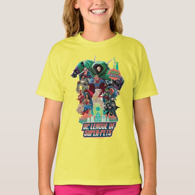 DC League of Super-Pets Battle for Metropolis T-Shirt (Front)