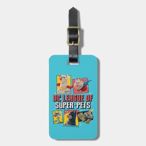 DC League of Super_Pets Character Panels Luggage Tag