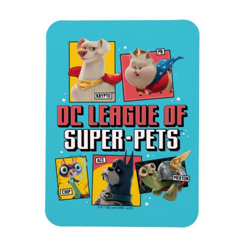 DC League of Super_Pets Character Panels Magnet