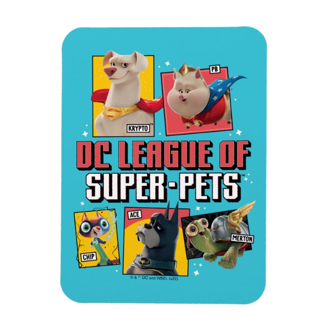 DC League of Super-Pets Character Panels Magnet (Vertical)