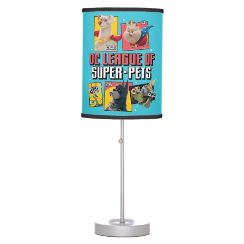 DC League of Super_Pets Character Panels Table Lamp