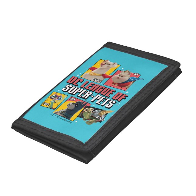 DC League of Super-Pets Character Panels Trifold Wallet (Bottom)