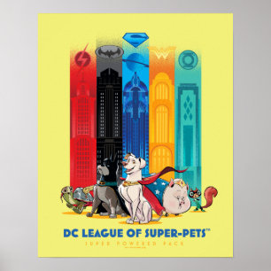 DC League of Super-Pets Metropolis Towers Poster