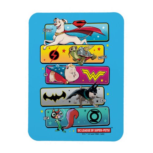 DC League of Super_Pets Panels Magnet