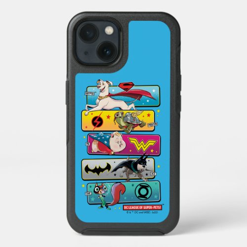 DC League of Super_Pets Panels iPhone 13 Case