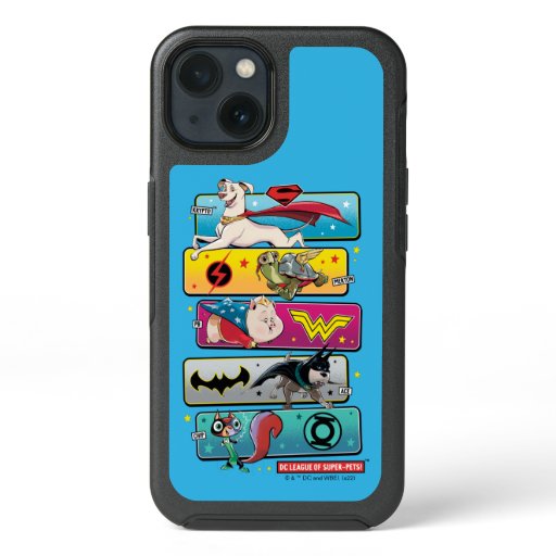 DC League of Super-Pets Panels iPhone 13 Case