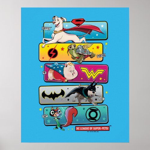 DC League of Super_Pets Panels Poster