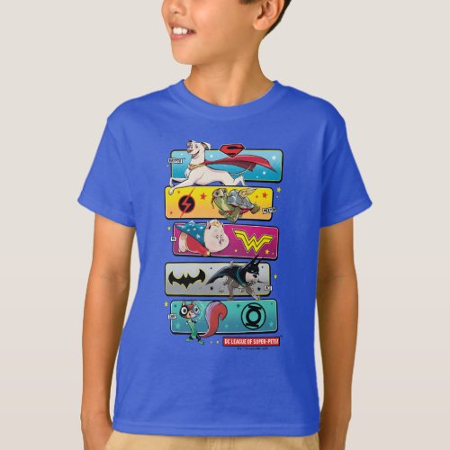 DC League of Super_Pets Panels T_Shirt