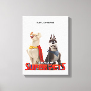 DC League of Super-Pets Theatrical Art Canvas Print