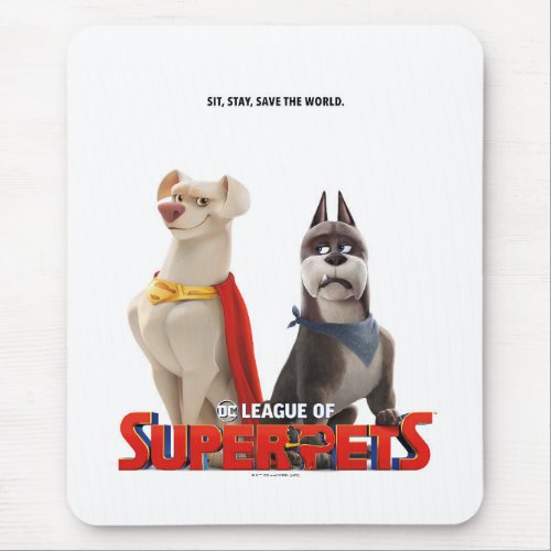 DC League of Super_Pets Theatrical Art Mouse Pad