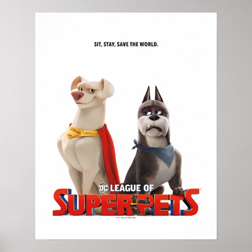 DC League of Super_Pets Theatrical Art Poster