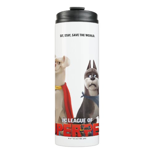 DC League of Super_Pets Theatrical Art Thermal Tumbler