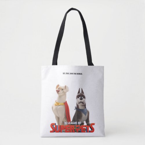 DC League of Super_Pets Theatrical Art Tote Bag