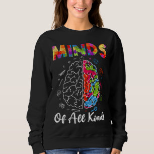 Dc Minds Of All Kinds Autism Awareness Neurodivers Sweatshirt