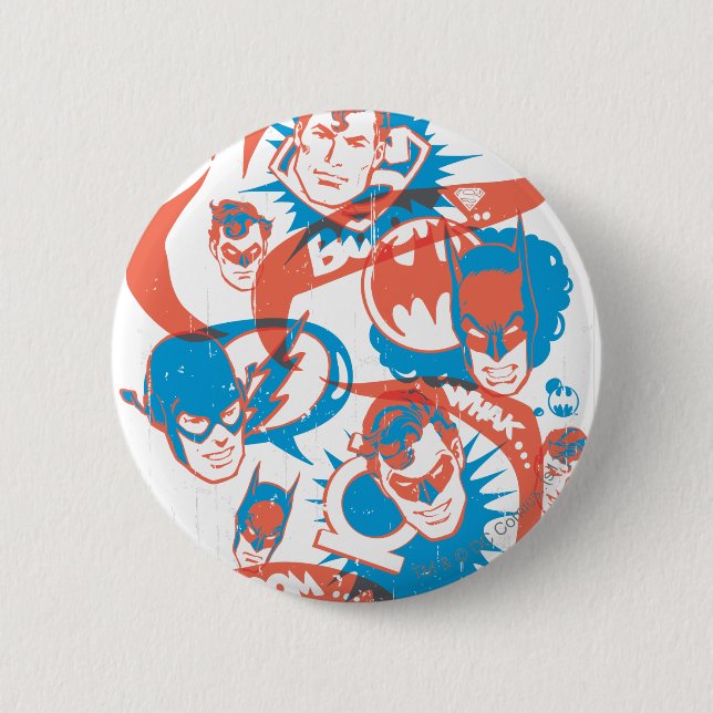 DC Originals - Logo Burst Button (Front)