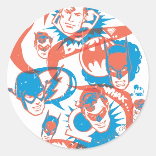 DC Originals _ Logo Burst Classic Round Sticker