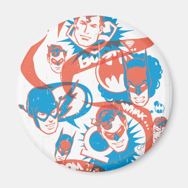 DC Originals - Logo Burst Magnet (Front)