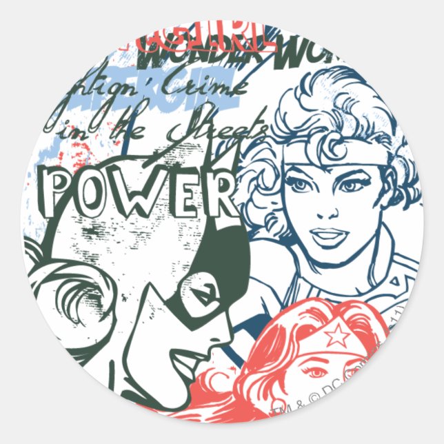 DC Originals - Spaced Out Classic Round Sticker (Front)