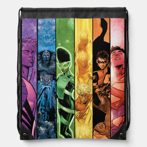 DC Pride Comic Cover 2022 Drawstring Bag