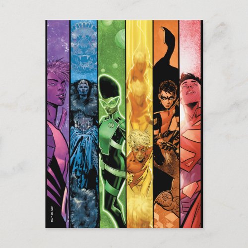 DC Pride Comic Cover 2022 Postcard