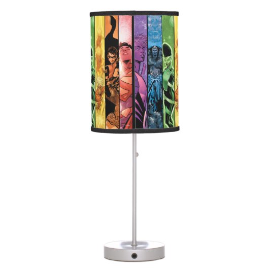 DC Pride Comic Cover 2022 Table Lamp (Back)