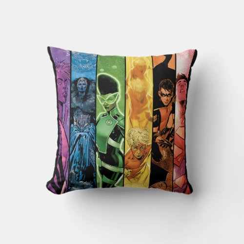 DC Pride Comic Cover 2022 Throw Pillow