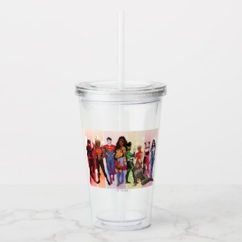 Dc Pride Comic Cover 2022 Variant Acrylic Tumbler by justiceleague at Zazzle