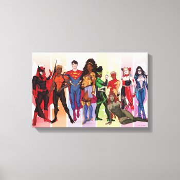 Dc Pride Comic Cover 2022 Variant Canvas Print by justiceleague at Zazzle