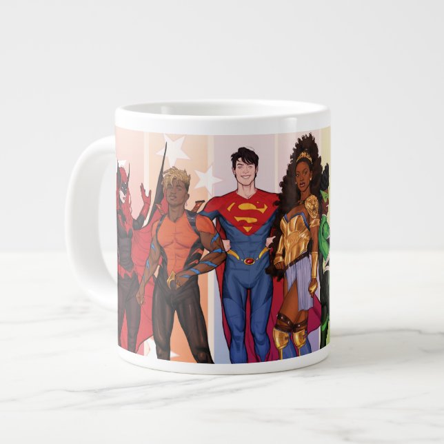 DC Pride Comic Cover 2022 Variant Giant Coffee Mug (Front Left)