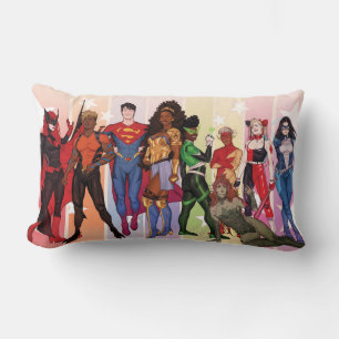 DC Pride Comic Cover 2022 Variant Lumbar Pillow