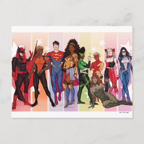 DC Pride Comic Cover 2022 Variant Postcard