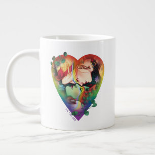 DC Pride Harley Quinn & Poison Ivy Comic Cover Giant Coffee Mug