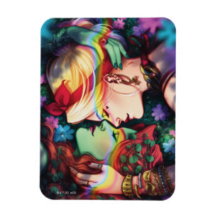 DC Pride Harley Quinn & Poison Ivy Comic Cover Magnet