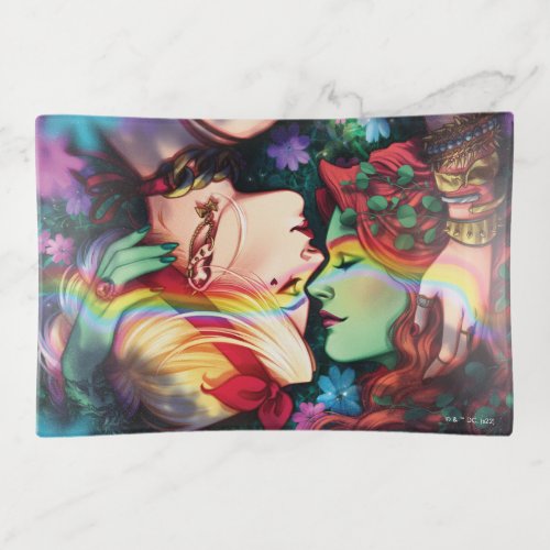 DC Pride Harley Quinn  Poison Ivy Comic Cover Trinket Tray