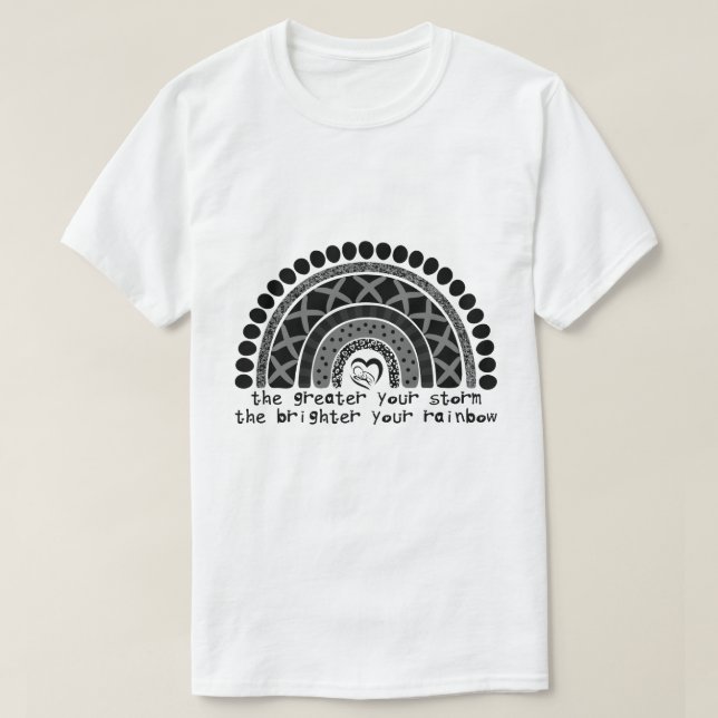 DC Rainbow Mom Shirt, IVF Shirt, Adoption T-Shirt (Design Front)